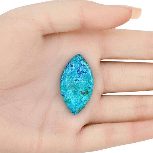 Shattuckite 35.39x19.31x4 mm Marquise Gemstone LS02619-39