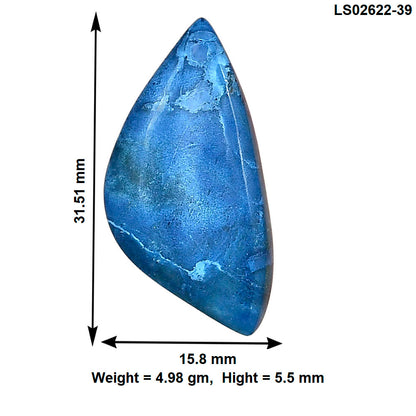 Shattuckite 31.51x15.8x5.5 mm Fancy Gemstone LS02622-39