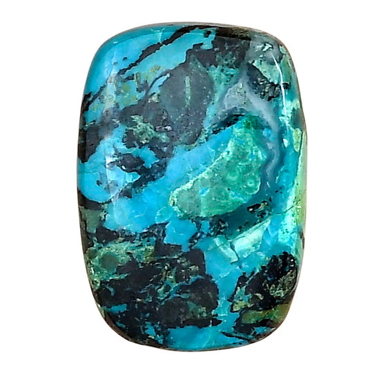 Shattuckite 23.95x17x5.4 mm Baguette Gemstone LS02623-39