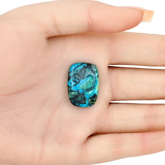 Shattuckite 23.95x17x5.4 mm Baguette Gemstone LS02623-39