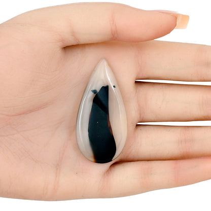 Montana Agate 47.65x23.6x4 mm Pear Gemstone LS02624-40