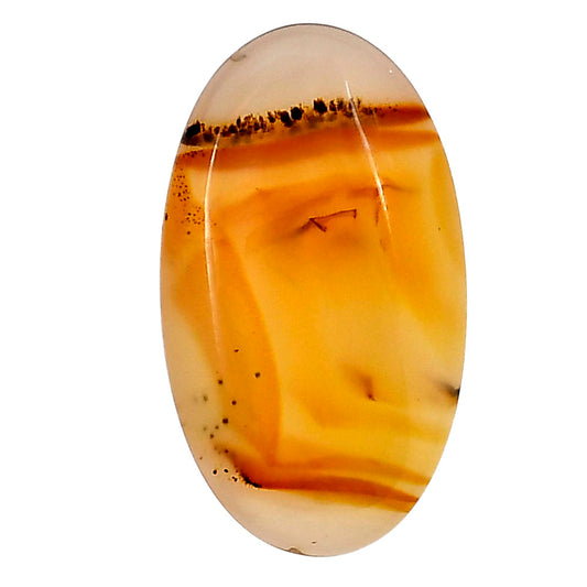 Montana Agate 30.85x17.75x4.7 mm Oval Gemstone LS02627-40
