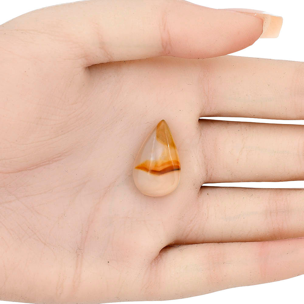 Montana Agate 22.5x14x5.5 mm Pear Gemstone LS02630-40