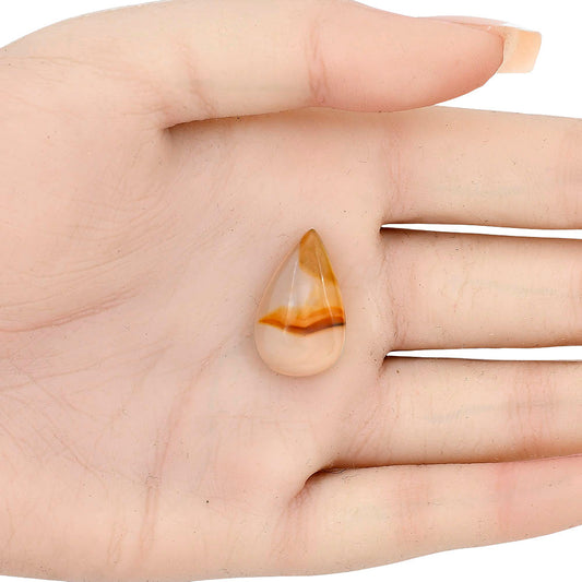 Montana Agate 22.5x14x5.5 mm Pear Gemstone LS02630-40