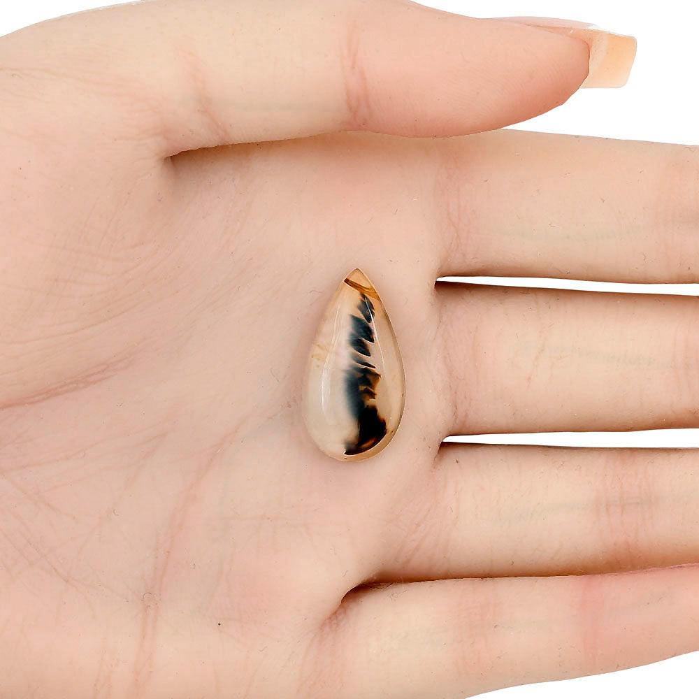 Montana Agate 23.55x12.65x4.2 mm Pear Gemstone LS02632-40