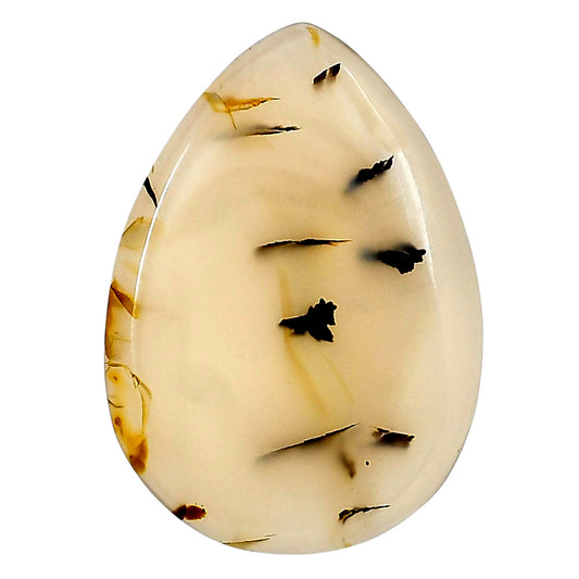 Montana Agate 39.3x28x4.5 mm Pear Gemstone LS02640-40