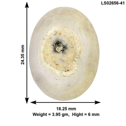 Solar Quartz Eye 24.35x18.25x6 mm Oval Gemstone LS02656-41