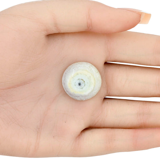 Solar Quartz Eye 21.7x21.7x5.5 mm Round Gemstone LS02666-41