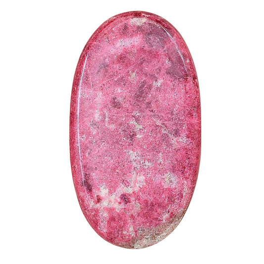 Pink Thulite 43.2x24.15x5.4 mm Oval Gemstone LS02692-42