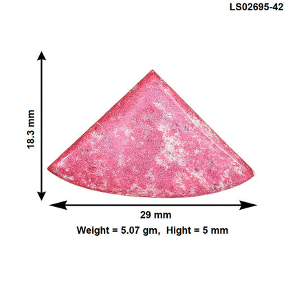 Pink Thulite 29x18.3x5 mm Fancy Gemstone LS02695-42