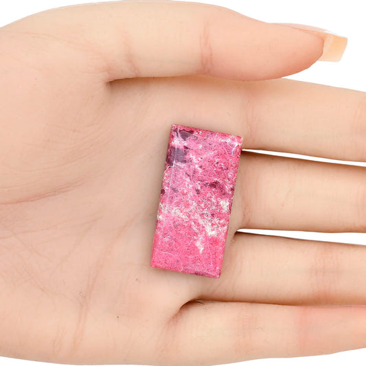 Pink Thulite 35x17.5x5.3 mm Baguette Gemstone LS02705-42