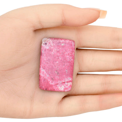 Pink Thulite 41.3x26.5x5.5 mm Baguette Gemstone LS02706-42