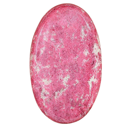 Pink Thulite 35.8x21.55x5.5 mm Oval Gemstone LS02707-42