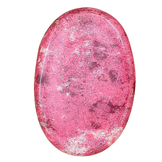 Pink Thulite 32.8x22.3x5.5 mm Oval Gemstone LS02710-42