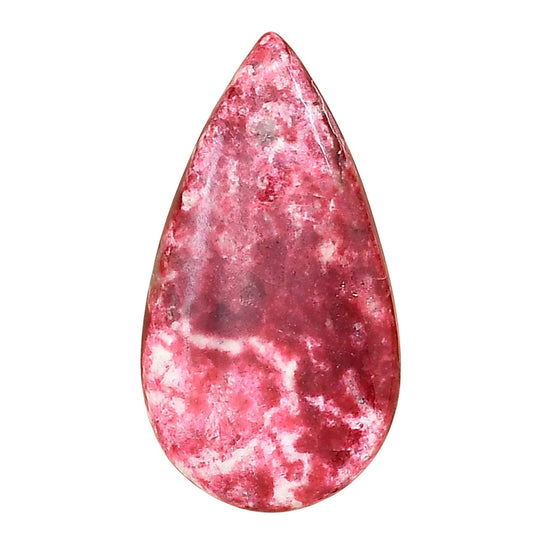 Pink Thulite 32.2x17.35x4.5 mm Pear Gemstone LS02711-42