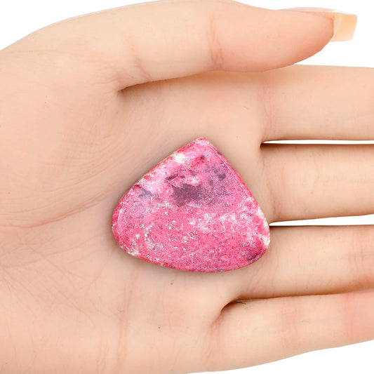 Pink Thulite 37.8x32x5.5 mm Heart Gemstone LS02712-42