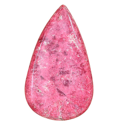 Pink Thulite 40.75x24.25x5.5 mm Pear Gemstone LS02713-42