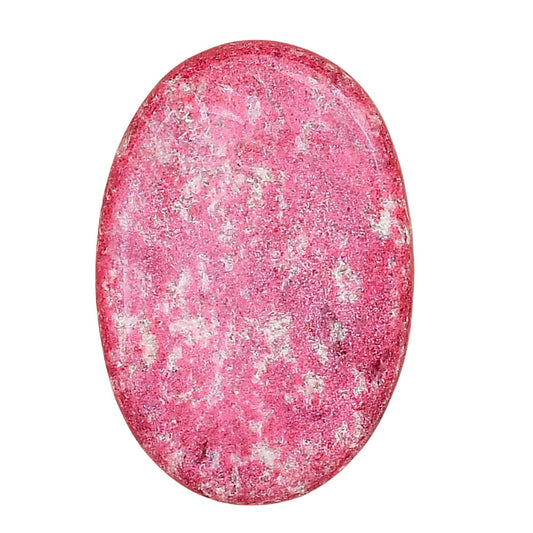 Pink Thulite 31.15x21.25x5.3 mm Oval Gemstone LS02717-42