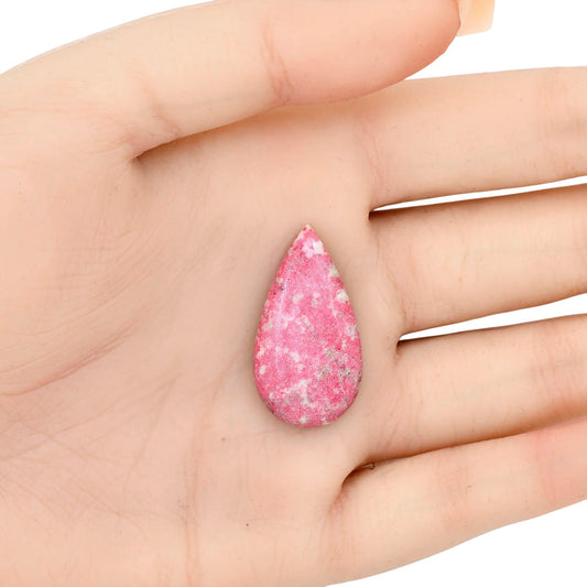 Pink Thulite 30.15x16.25x5 mm Pear Gemstone LS02722-42