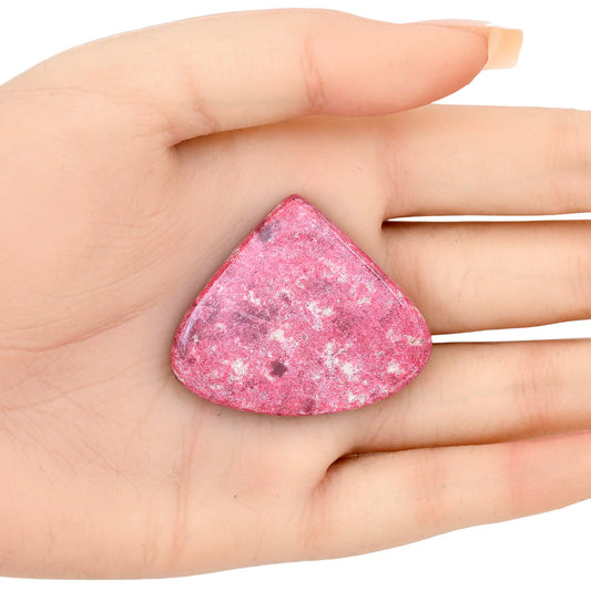 Pink Thulite 41.85x35.45x5.7 mm Heart Gemstone LS02724-42