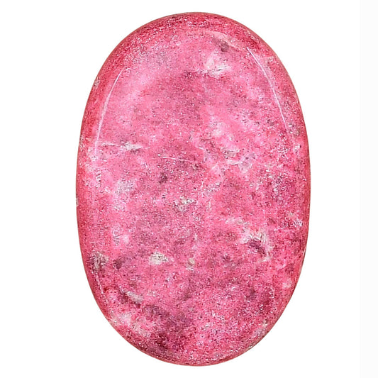 Pink Thulite 33.3x22.15x5 mm Oval Gemstone LS02725-42
