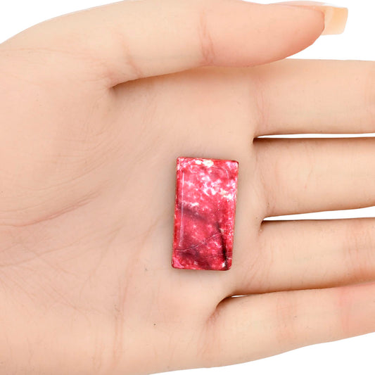 Pink Thulite 26.4x14.5x5 mm Baguette Gemstone LS02730-42