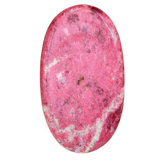 Pink Thulite 45x25.7x6 mm Oval Gemstone LS02738-42
