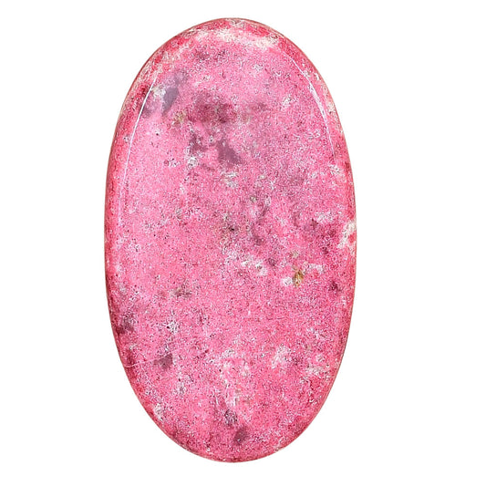 Pink Thulite 44.6x25.35x5.8 mm Oval Gemstone LS02741-42