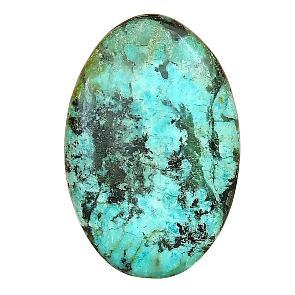 Tibetan Turquoise 31.25x20.8x5 mm Oval Gemstone LS02767-43