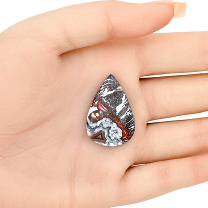 Laguna Lace Agate 31.1x20.85x5 mm Pear Gemstone LS02830-45