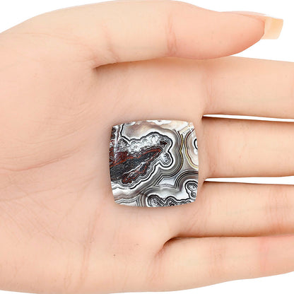 Laguna Lace Agate 26.8x26.3x6 mm Baguette Gemstone LS02831-45