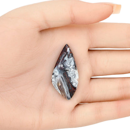 Laguna Lace Agate 38.7x18.75x5 mm Fancy Gemstone LS02836-45