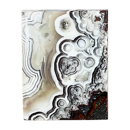 Laguna Lace Agate 21.2x16x4.5 mm Baguette Gemstone LS02848-45
