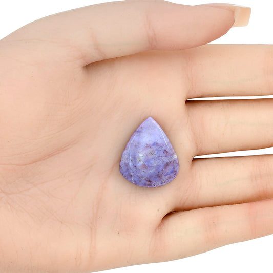 Lavender Jade 23.75x20.15x5.5 mm Pear Gemstone LS02858-46