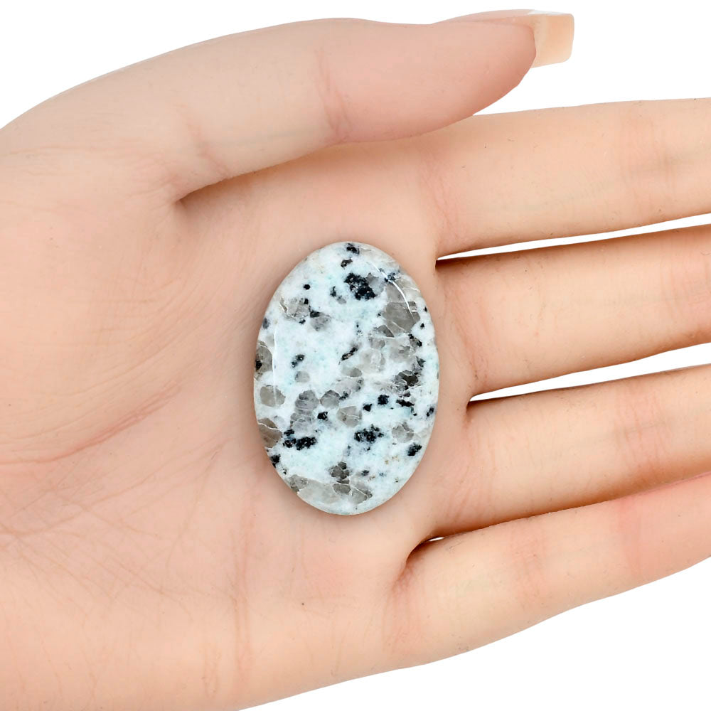 Sesame Jasper 36.93x25.9x5.2 mm Oval Gemstone LS02921-48