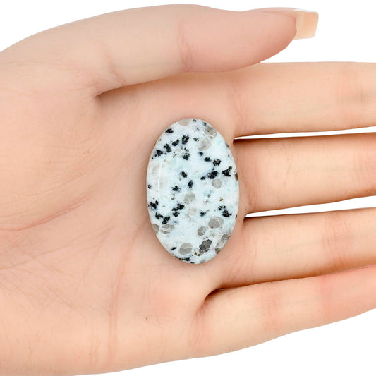 Sesame Jasper 36.4x23.15x6.2 mm Oval Gemstone LS02946-48