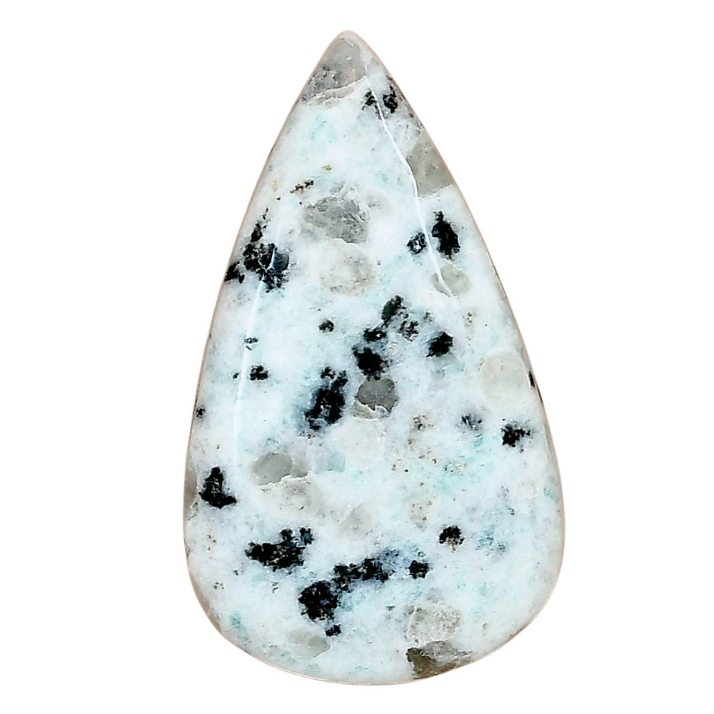 Sesame Jasper 38.55x22.46x6.2 mm Pear Gemstone LS02949-48