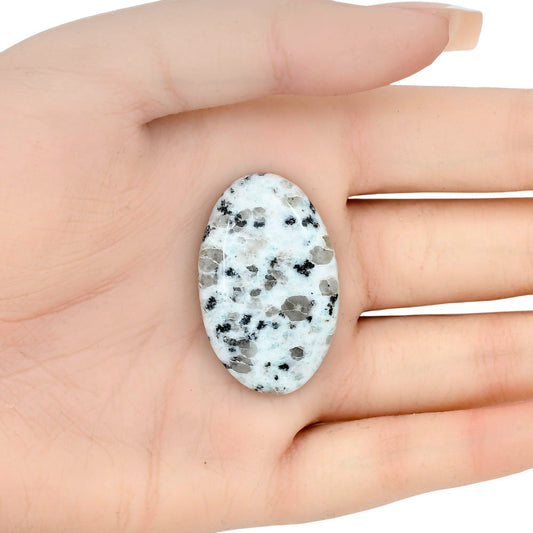 Sesame Jasper 36.93x23.24x6.1 mm Oval Gemstone LS02968-48