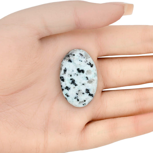Sesame Jasper 34.48x22.36x6 mm Oval Gemstone LS02971-48