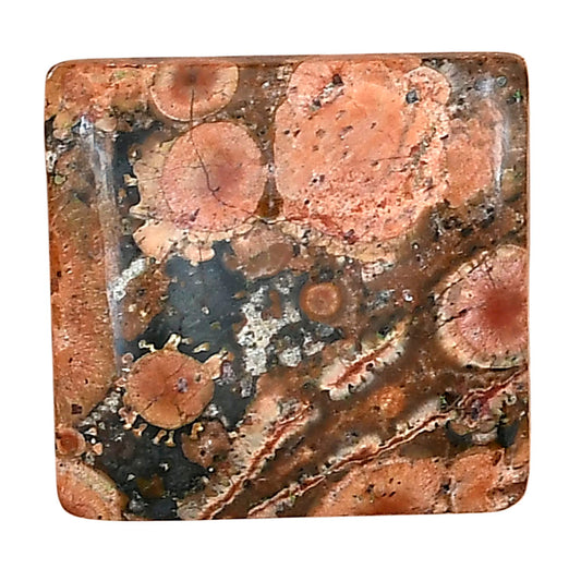 Poppy Jasper 22.4x21.5x6 mm Baguette Gemstone LS02981-49