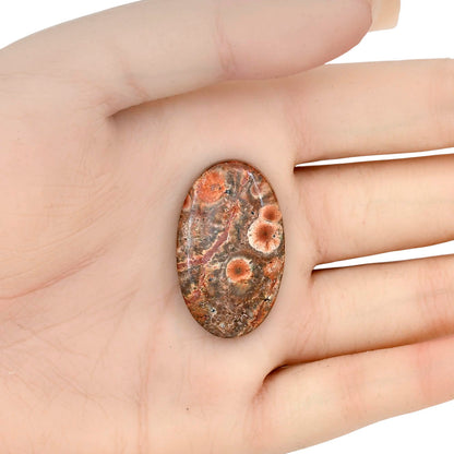 Poppy Jasper 33.6x20.6x6 mm Oval Gemstone LS02984-49