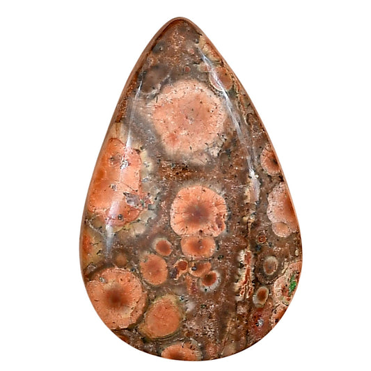 Poppy Jasper 35x22.75x6 mm Pear Gemstone LS02986-49