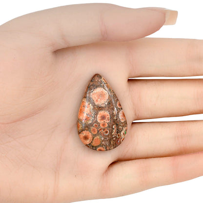 Poppy Jasper 35x22.75x6 mm Pear Gemstone LS02986-49