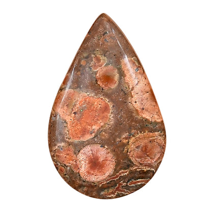 Poppy Jasper 34.8x22.2x6 mm Pear Gemstone LS02988-49