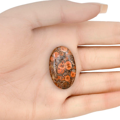 Poppy Jasper 32.1x20x6 mm Oval Gemstone LS02989-49