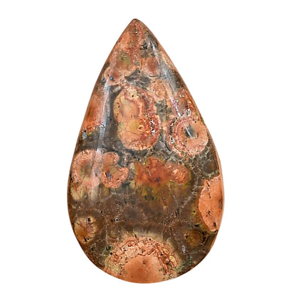 Poppy Jasper 35.6x21.1x6.2 mm Pear Gemstone LS02990-49