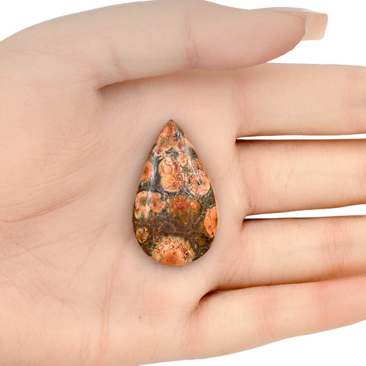 Poppy Jasper 35.6x21.1x6.2 mm Pear Gemstone LS02990-49