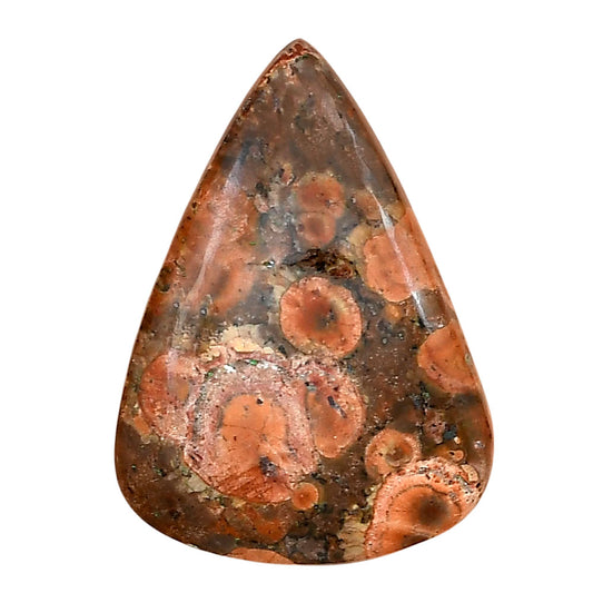 Poppy Jasper 32.6x23.7x6.5 mm Pear Gemstone LS02998-49