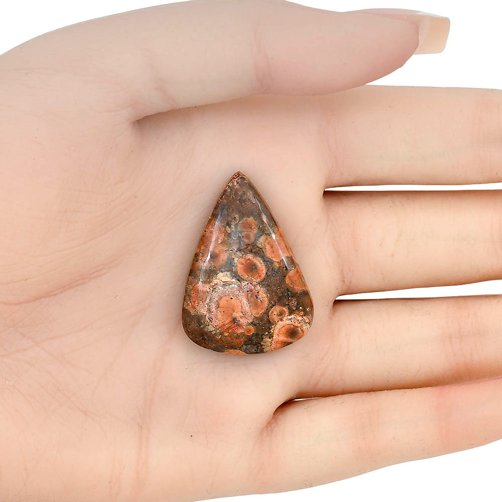 Poppy Jasper 32.6x23.7x6.5 mm Pear Gemstone LS02998-49