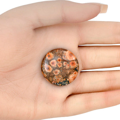 Poppy Jasper 28.5x28.5x5.7 mm Round Gemstone LS03013-49